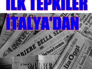 Dünyada İlk Tepki İtalya'dan