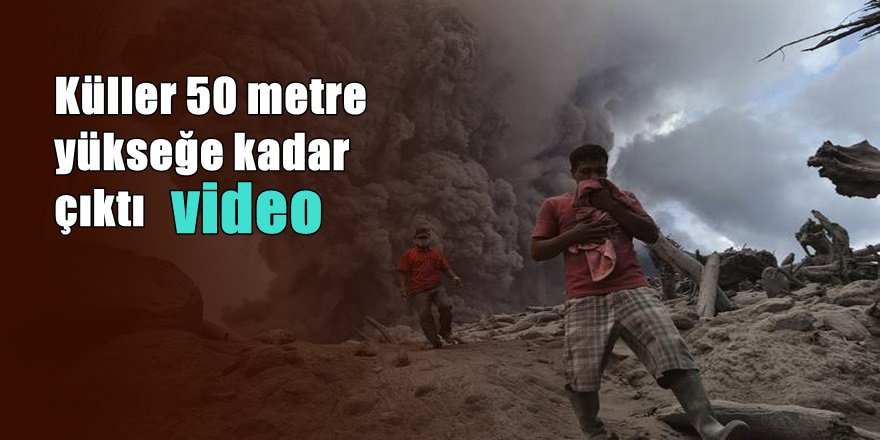 Endonezya'da yanardağ patladı