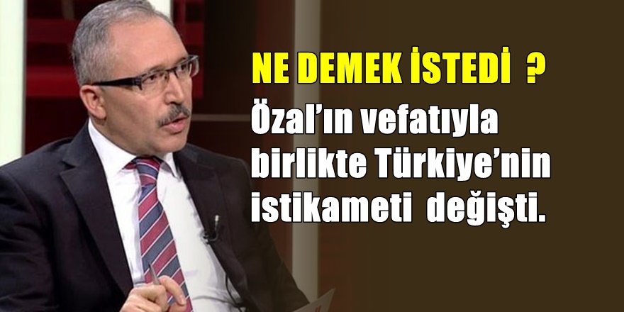 Abdülkadir Selvi Erdoğan'ın sağlığını yazdı