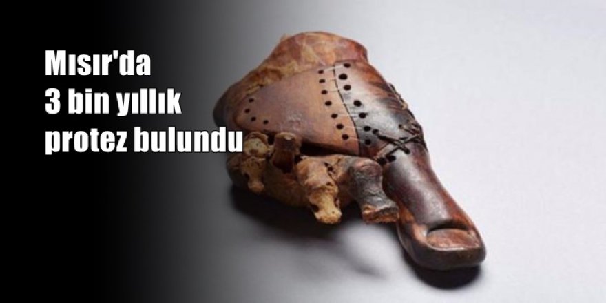 Mısır'da 3 bin yıllık protez bulundu