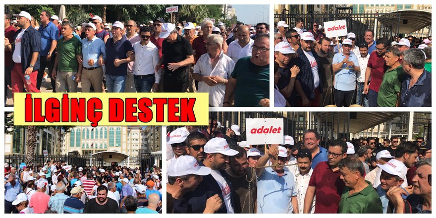 Adalet Yürüyüşüne Antalya'dan ' Kefeli Destek '