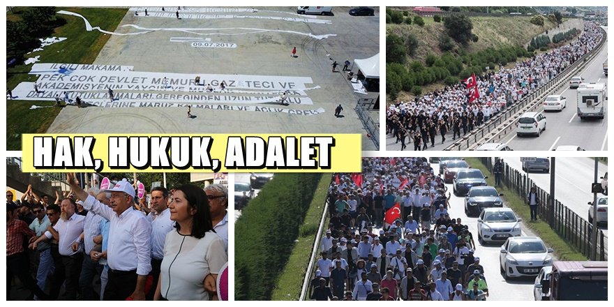 Adalet Mitinginden ilginç ayrıntılar
