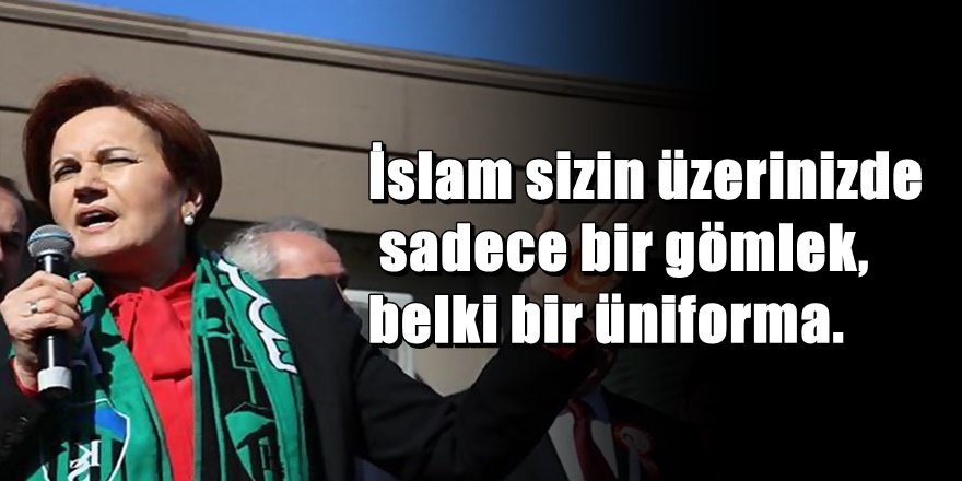 Meral Akşener'den İsmail Kahraman'a ibretlik mektup