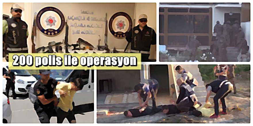Samsun'da mafya operasyonu; 28 kişi gözaltına alındı