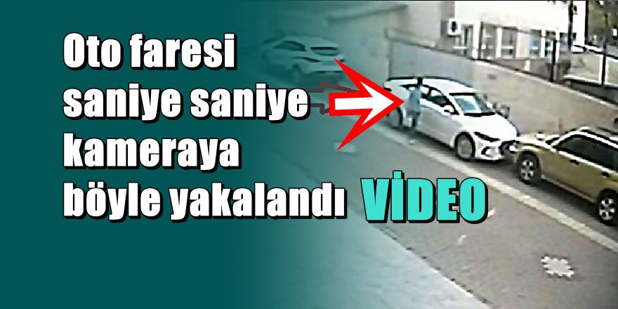 Adanalı oto faresi kameralara böyle yakalandı