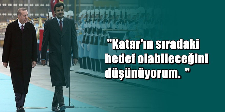 Katar'dan kritik Türkiye açıklaması
