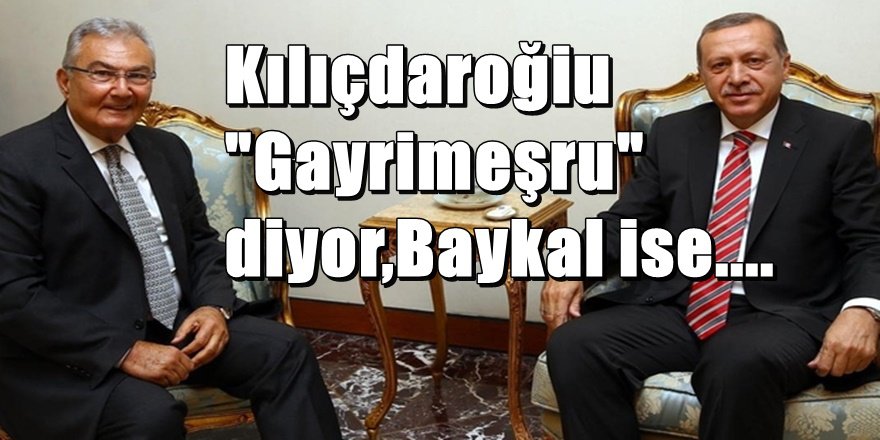 Deniz Baykal'dan "Skandal " açıklama
