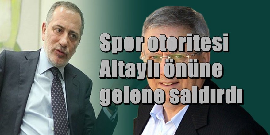 Fatih Altaylı'dan Aziz Yıldırım'a sert sözler