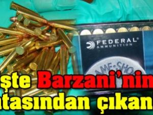 Barzani'yi tutuklayan fişekler