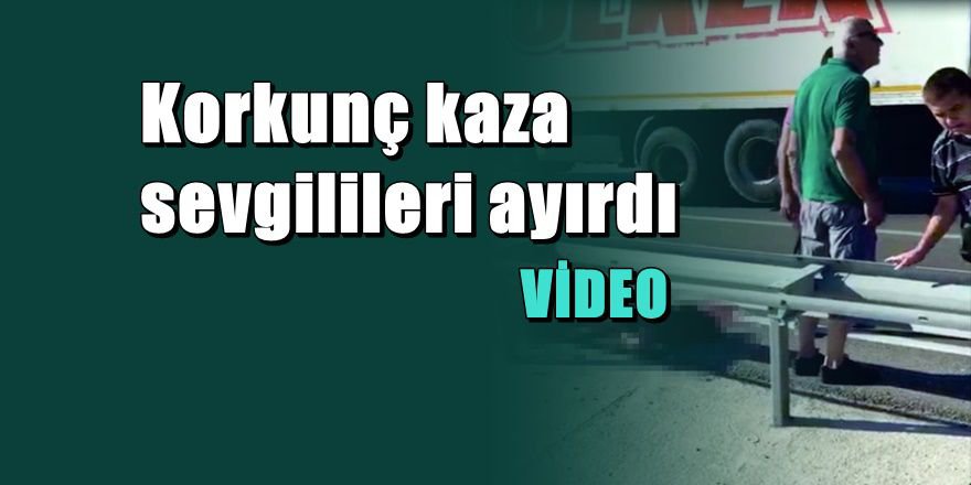 Bursa'da feci motosiklet kazası kamerada