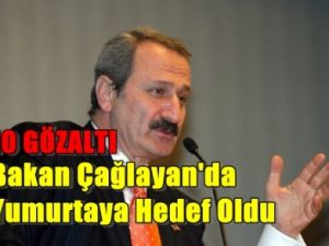 Bakan Çağlayan'da Yumurtaya Hedef Oldu !