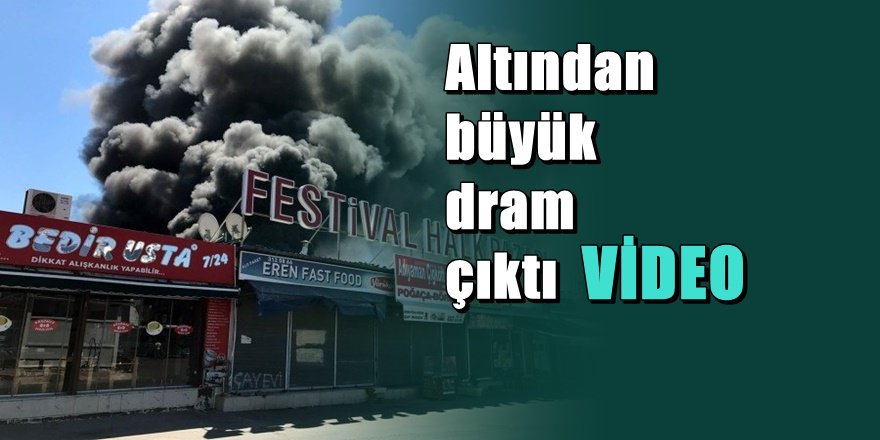 Antalya'da yanan çarşının arkasından skandal çıktı