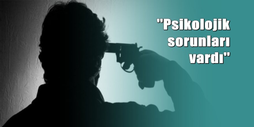 Başına dayadığı tabancayla intihar etti