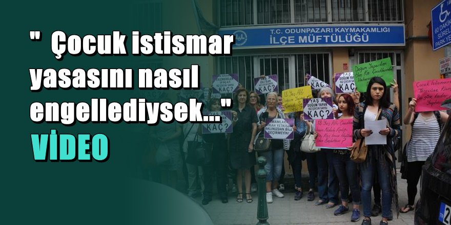 Eskişehir'de kadınlardan ' Müftülere Nikah Kıyma ' düzenlemesine protesto