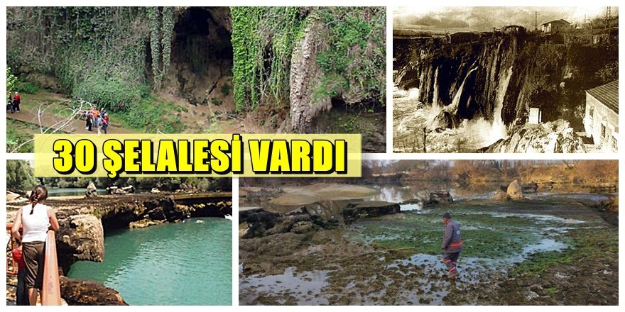 Kuruyan Düden Şelalesinde flaş gelişme