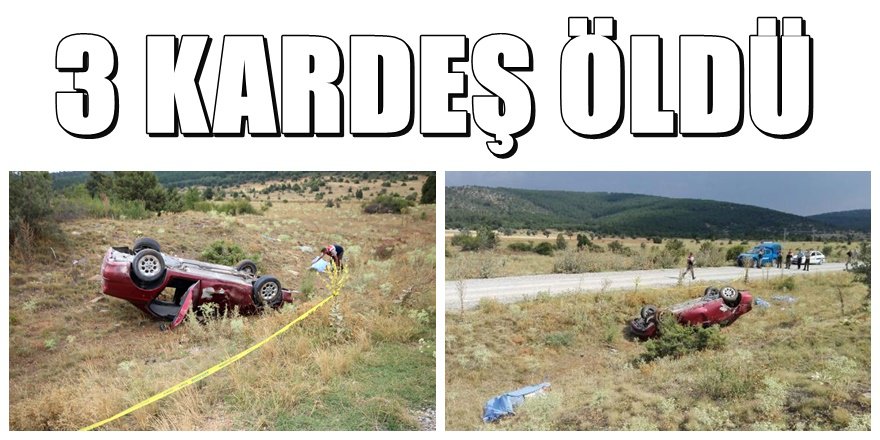 Konya'da mıcır faciası; 3 ölü 1 ağır yaralı