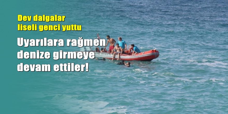 Zonguldak'ta plajda facia