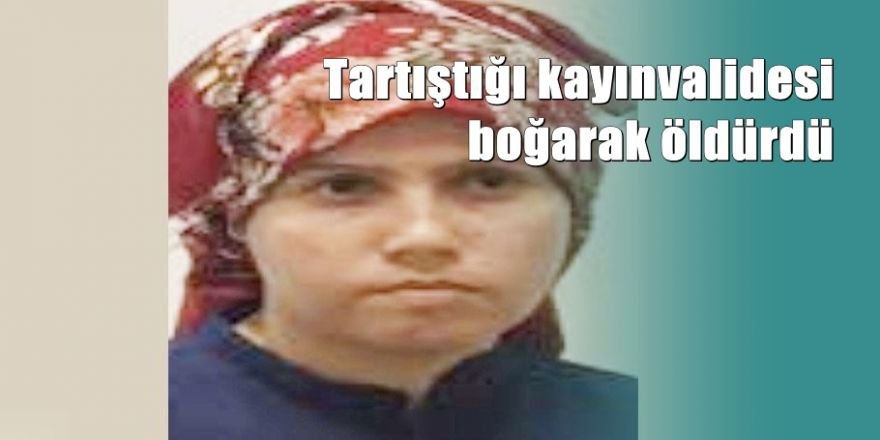 Kayınvalidesini öldürdü halıya sarıp çöpe götürdü