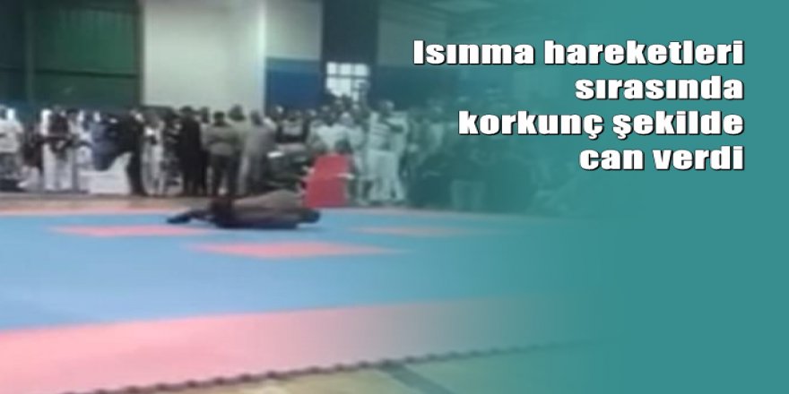 Vücut geliştiricisi izleyicilerin gözleri önünde öldü