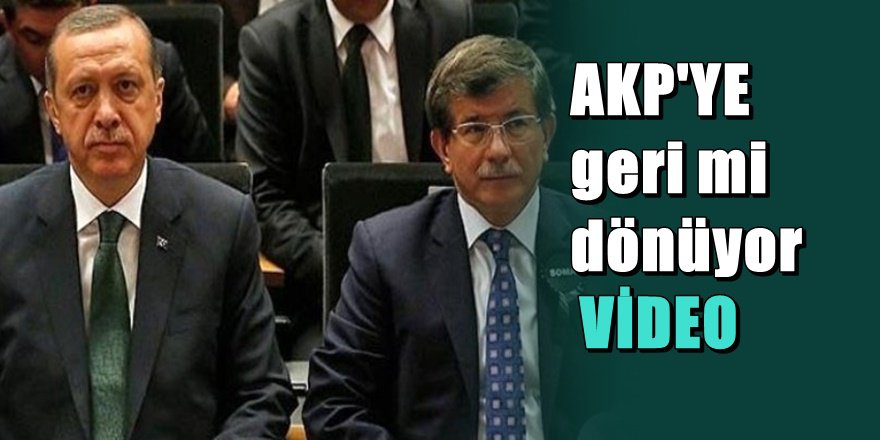 Davutoğlu hakkında çok konuşulacak açıklama