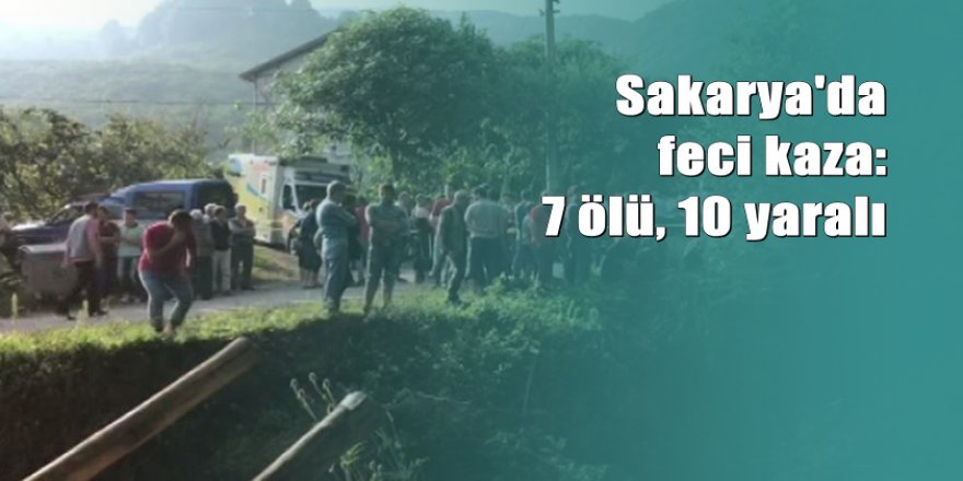 Sakarya'da traktör devrildi: 7 ölü, 10 yaralı