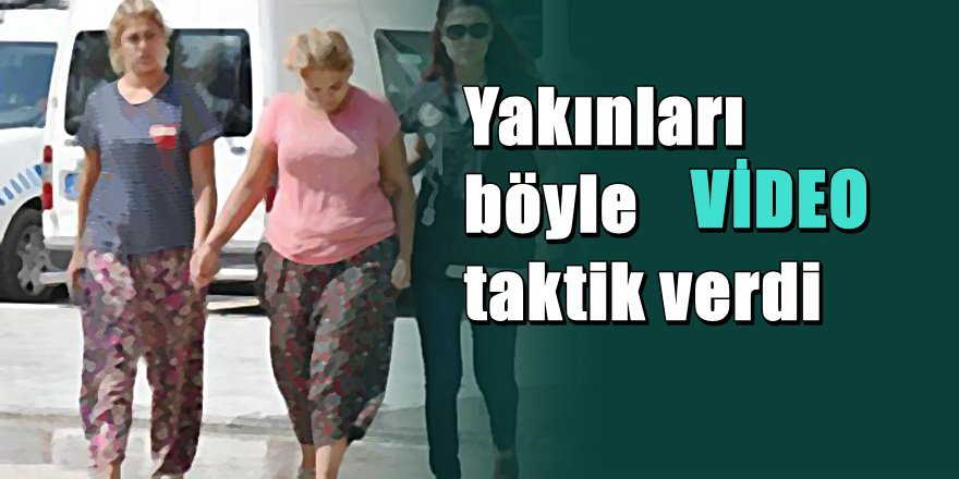 Antalya'da eroin ile yakalanan 2 kadının ilginç görüntüleri