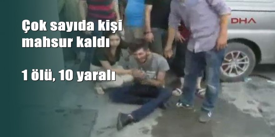 Bayrampaşa'da yangın: 1 ölü, 10 yaralı