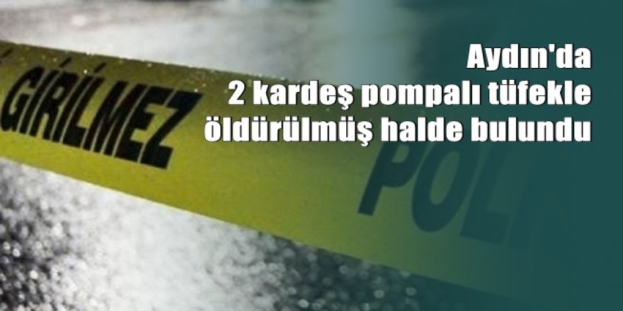 İki kardeş boş arazide ölü bulundu