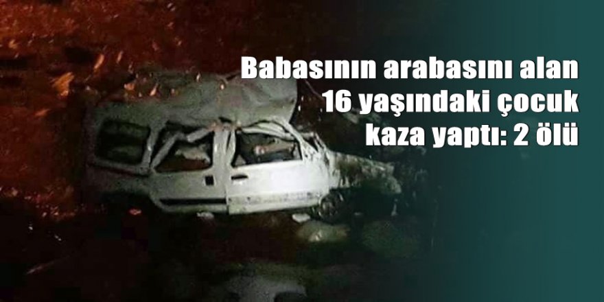 Rize'de feci kaza: 2 çocuk öldü, 3 kişi yaralandı