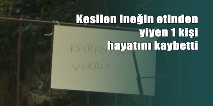 Ordu'da şarbon paniği: Mahalle karantina altına alındı