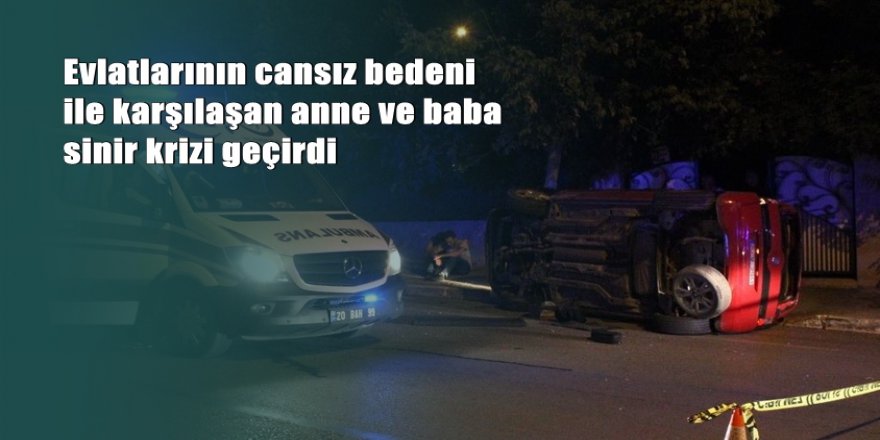 Refüje çarpan aracın camından dışarı fırladı: 1 ölü