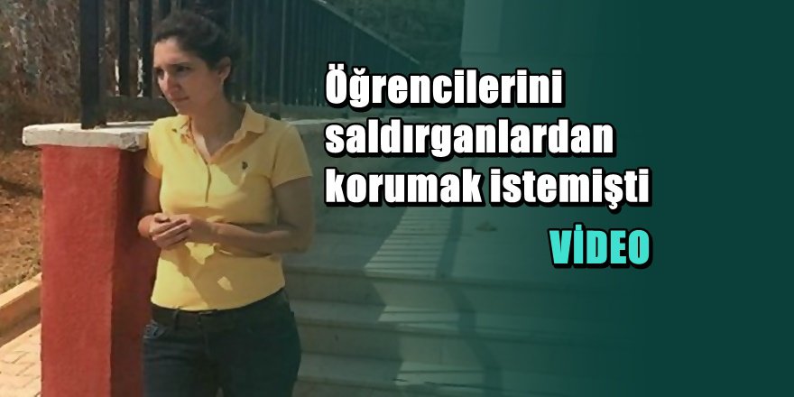 Kadın öğretmene uçan tekme görüntülerinde flaş gelişme