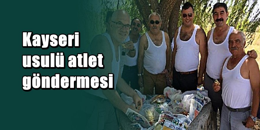 Kayseri CHP örgütünden "Atletli Fotoğraf " göndermesi