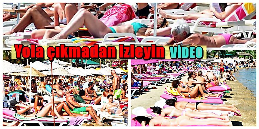 Bodrum'da bayram öncesi izdiham görüntüleri