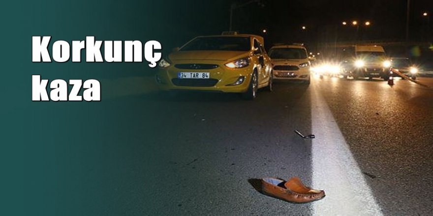 Taksi şoförü lastik değiştirmek isterken feci şekilde can verdi