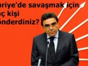 Suriye'ye savaş için gönderilen vatandaş sayımız nedir?