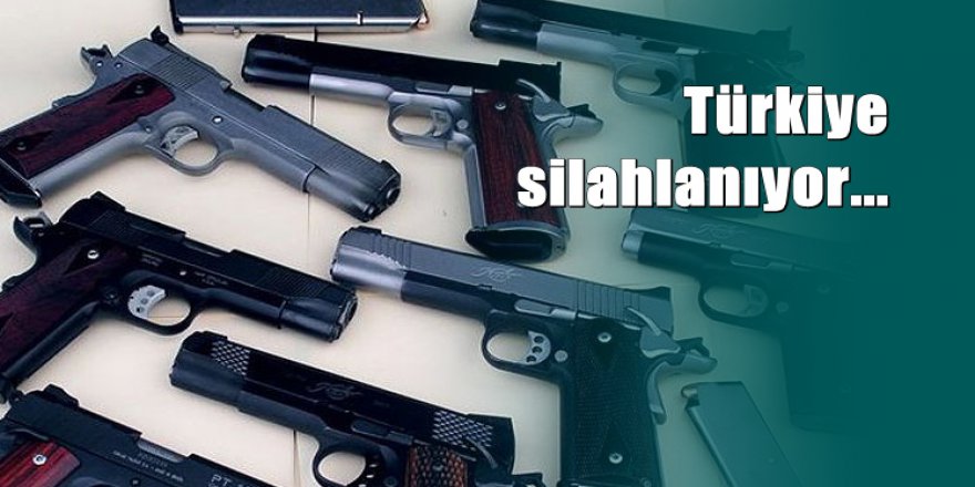 Ruhsatsız silah yüzde yedi arttı