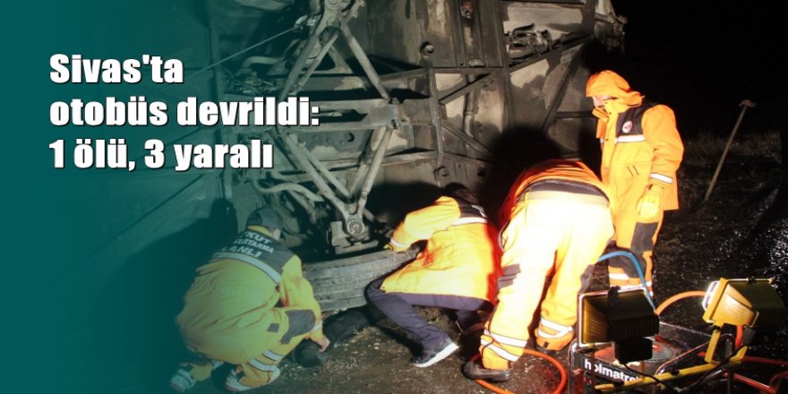 Yolcu otobüsü devrildi: Ölü ve yaralılar var