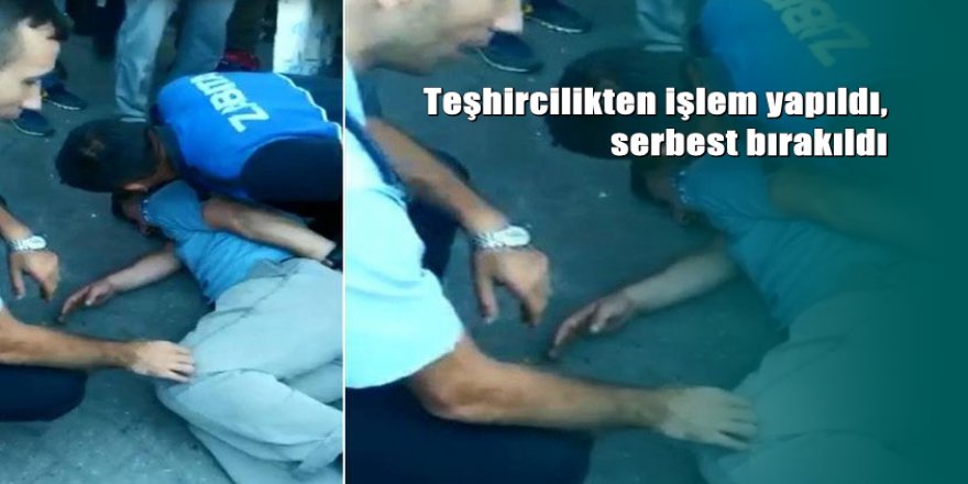 Pazar yerinde mastürbasyon yaparken yakalandı