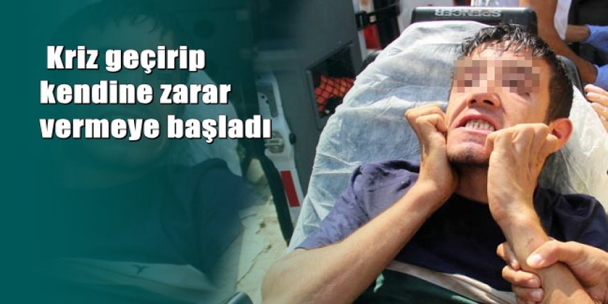 7 yıldan beri uyuşturucu kullanan genç krize girdi