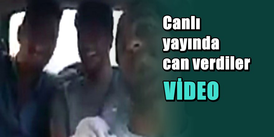 Facebook canlı yayınında feci kaza ; 3 Ölü 1 Yaralı