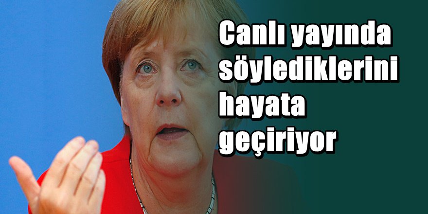 Merkel'den Türkiye ile gerginliği artıracak açıklama