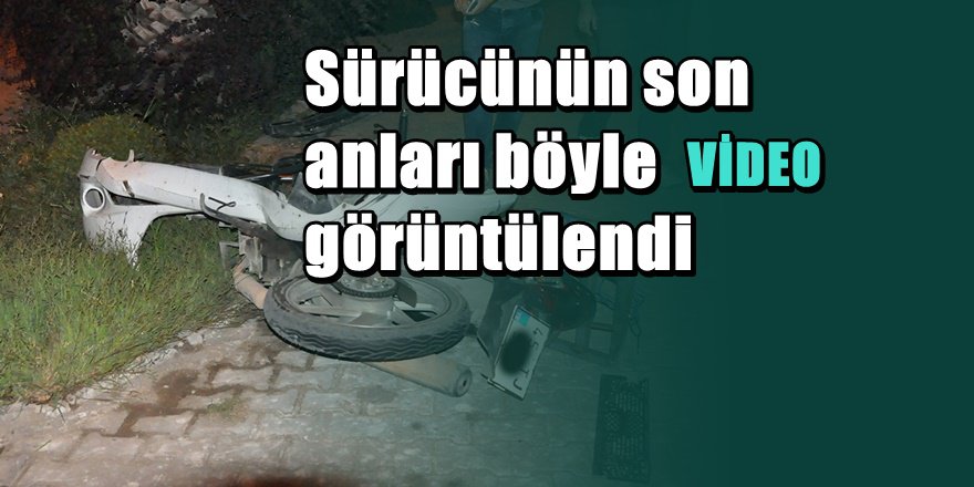 Manisa'da 1 kişinin öldüğü kaza saniye saniye kamerada