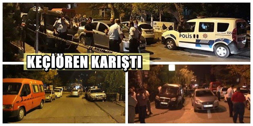 Ankara'da genç arkadaş gurubuna silahlı saldırı ; 1 Ağır 8 Yaralı