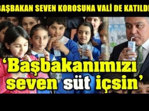 Okulda 'Başbakanımızı seven süt içsin' Kampanyası
