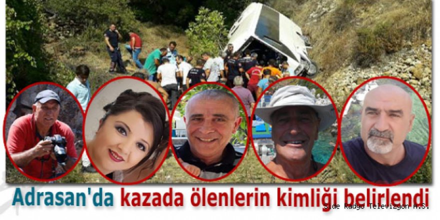 Antalya'da uçuruma yuvarlanan Tur otobüsü kazasında ölü sayısı artıyor