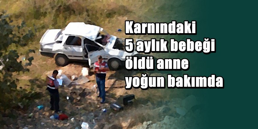 Samsun'da korkunç kaza; 1 Ölü 5 yaralı