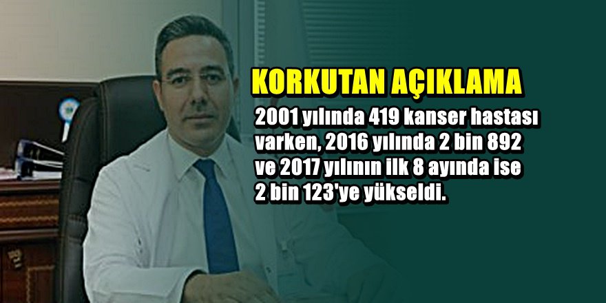 Manisa'da korkutan kanserli hasta sayısı artışı açıklaması