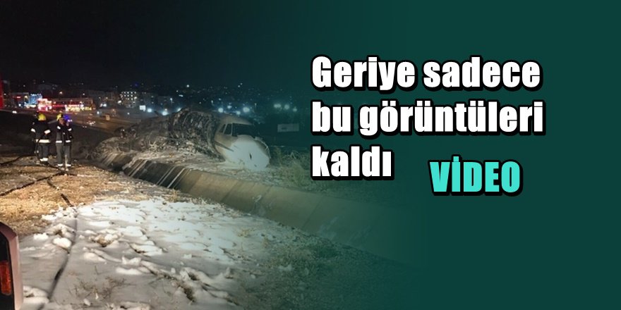 İstanbul'da özel jet havalimanına düştü 1 Ölü 4 Yaralı