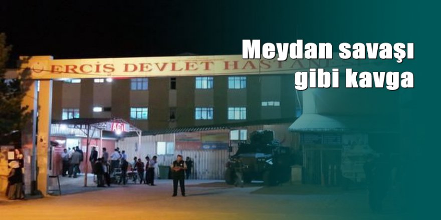 Van'da iki aile arasında kavga: 3'ü ağır 10 yaralı